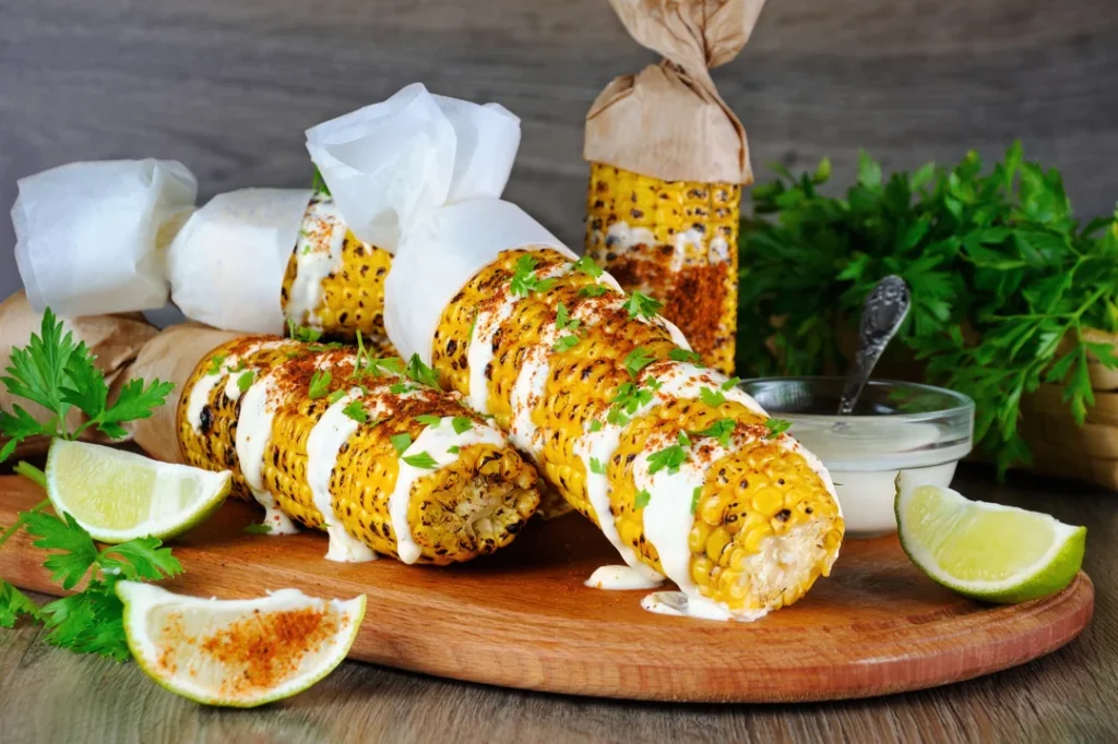 Mexican street corn (elote)